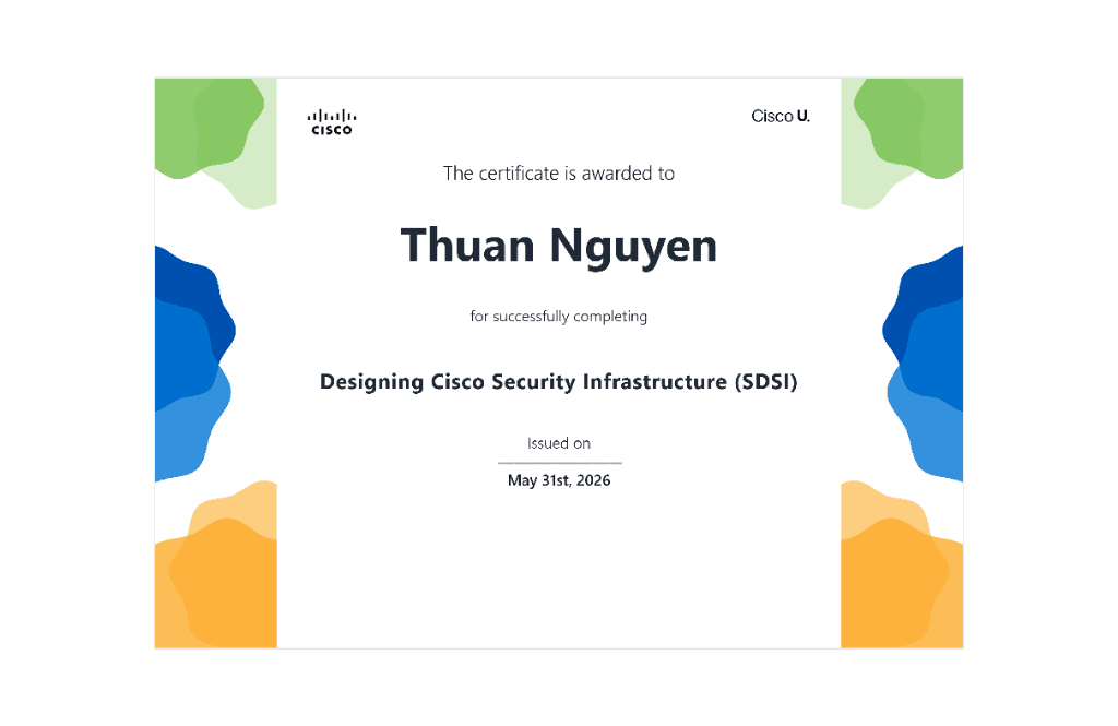 Designing Cisco Security Infrastructure (SDSI)